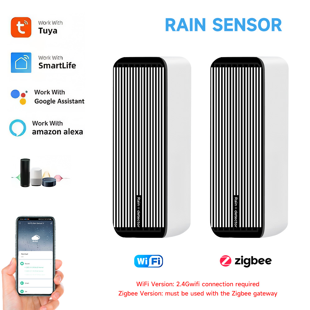 Wifi Water Sensor - Yağmur Sensörü Uyarısı Wifi Zigbee Tuya