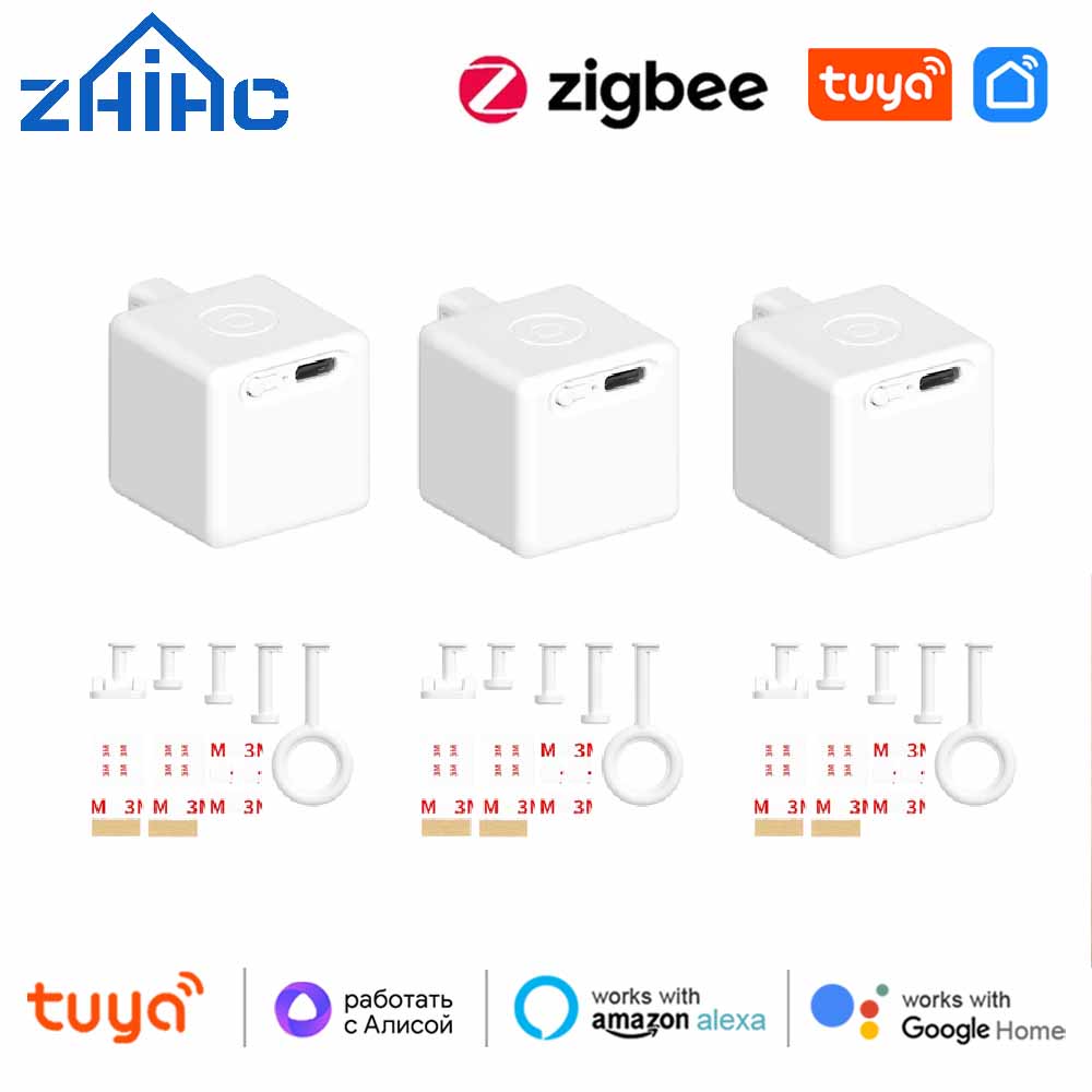 Smart Home Plus - Tuya Zigbee 3.0 Akıllı Dokunmatik Fingerbot