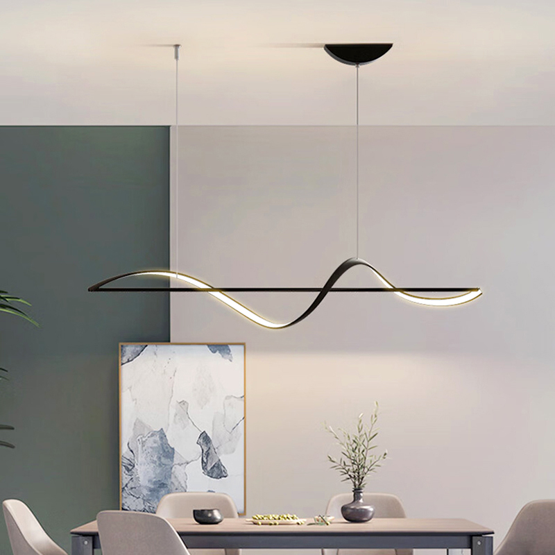 Smart Home Interior - Ev dekorasyonu Sarkıt lamba modern yatak