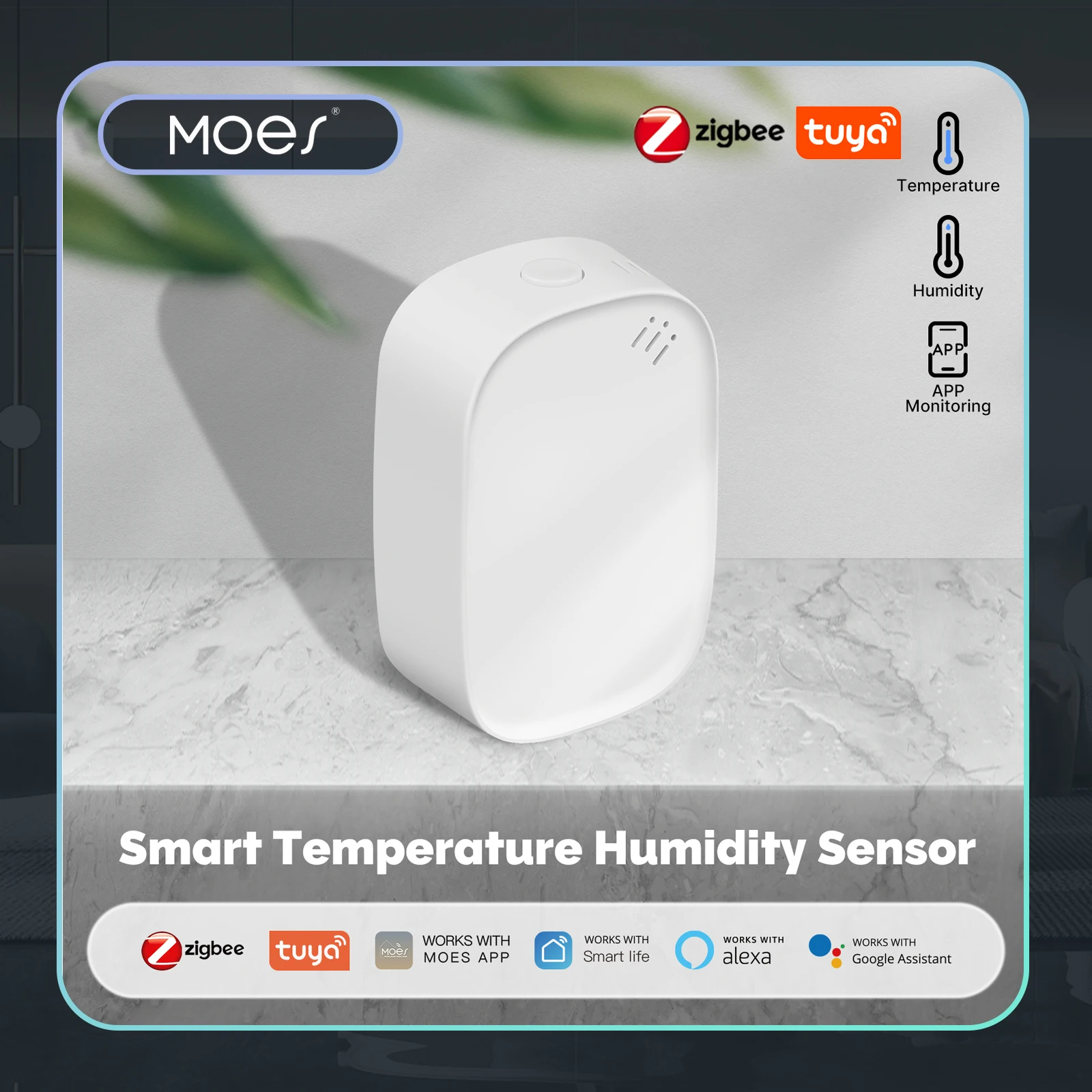 Smart Home News - MOES Tuya Zigbee Akıllı Sıcaklık Nem