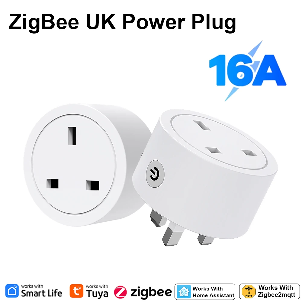 Smart Home Google - Zigbee Akıllı Priz 16A İngiliz Prizi