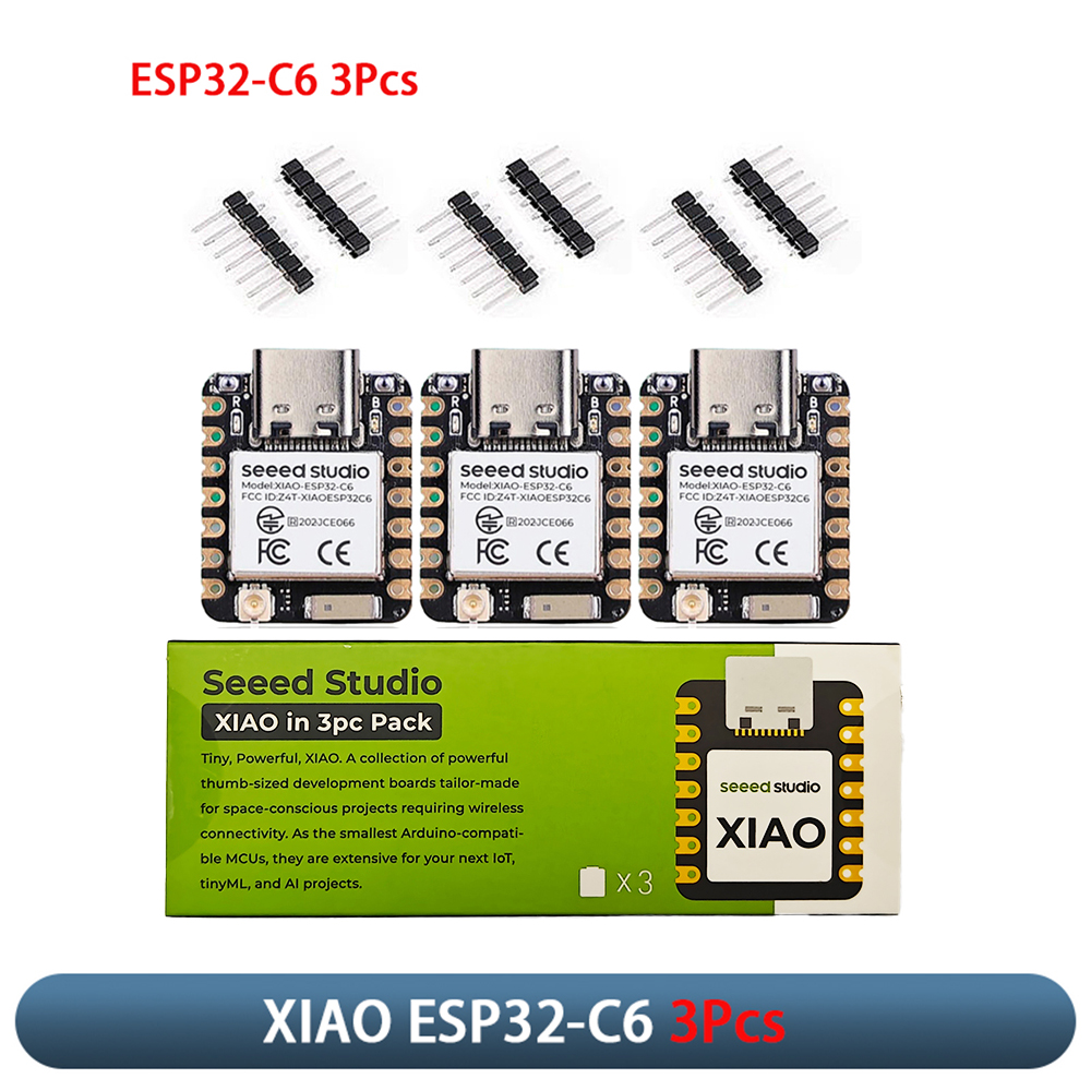 Smart Home Iot - XIAO ESP32-C6 3 Adet Geliştirme devre
