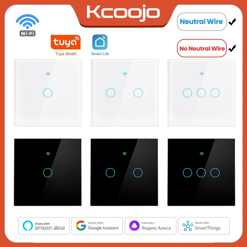 Smart Home Gadgets - Tuya Wifi AB Akıllı Anahtarlar 1/2/3/4Gang