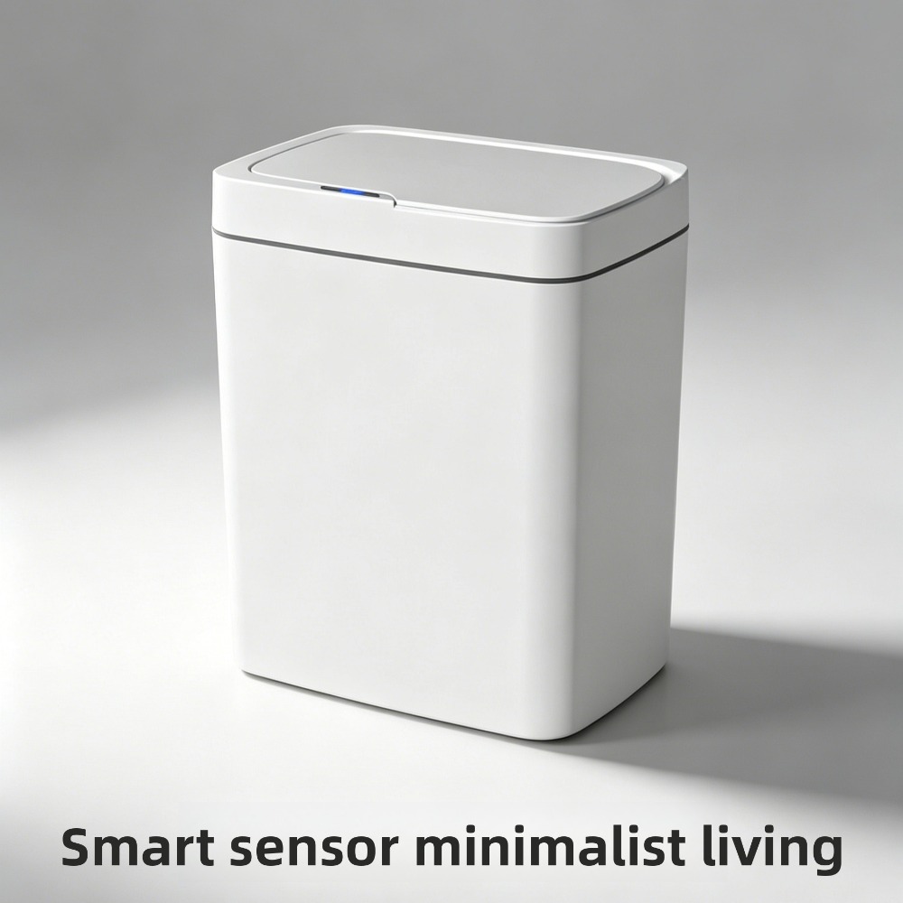 Smart Home Junkie - Beyaz Temassız 15L Akıllı Sensörlü Çöp