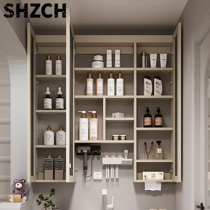 Smart Home Living - Modern Kalınlaştırılmış Banyo Aynası, Entegre Akıllı