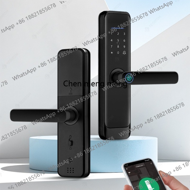 Smart Home Interior - Ahşap kapı İç mekan kapısı Parmak