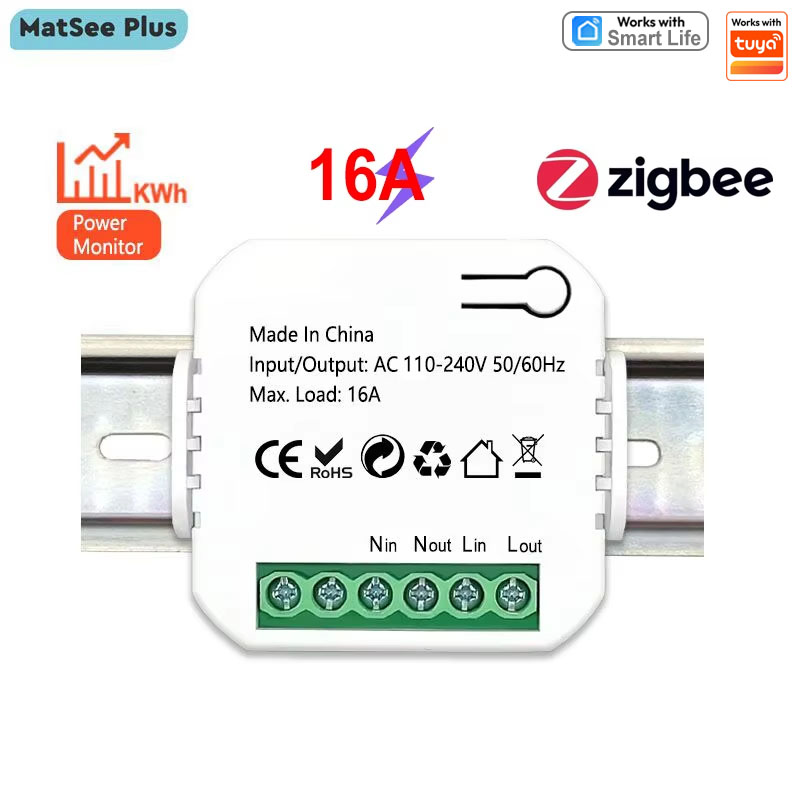 Smart Home Plus - Tuya Akıllı ZigBee Elektrik Sayacı KWh
