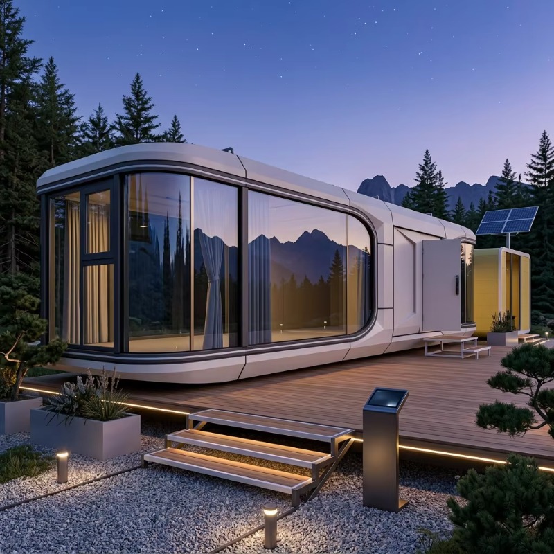 Airbnb Smart Home - Modern Uzay Kapsülü Tiny House Prefabrik