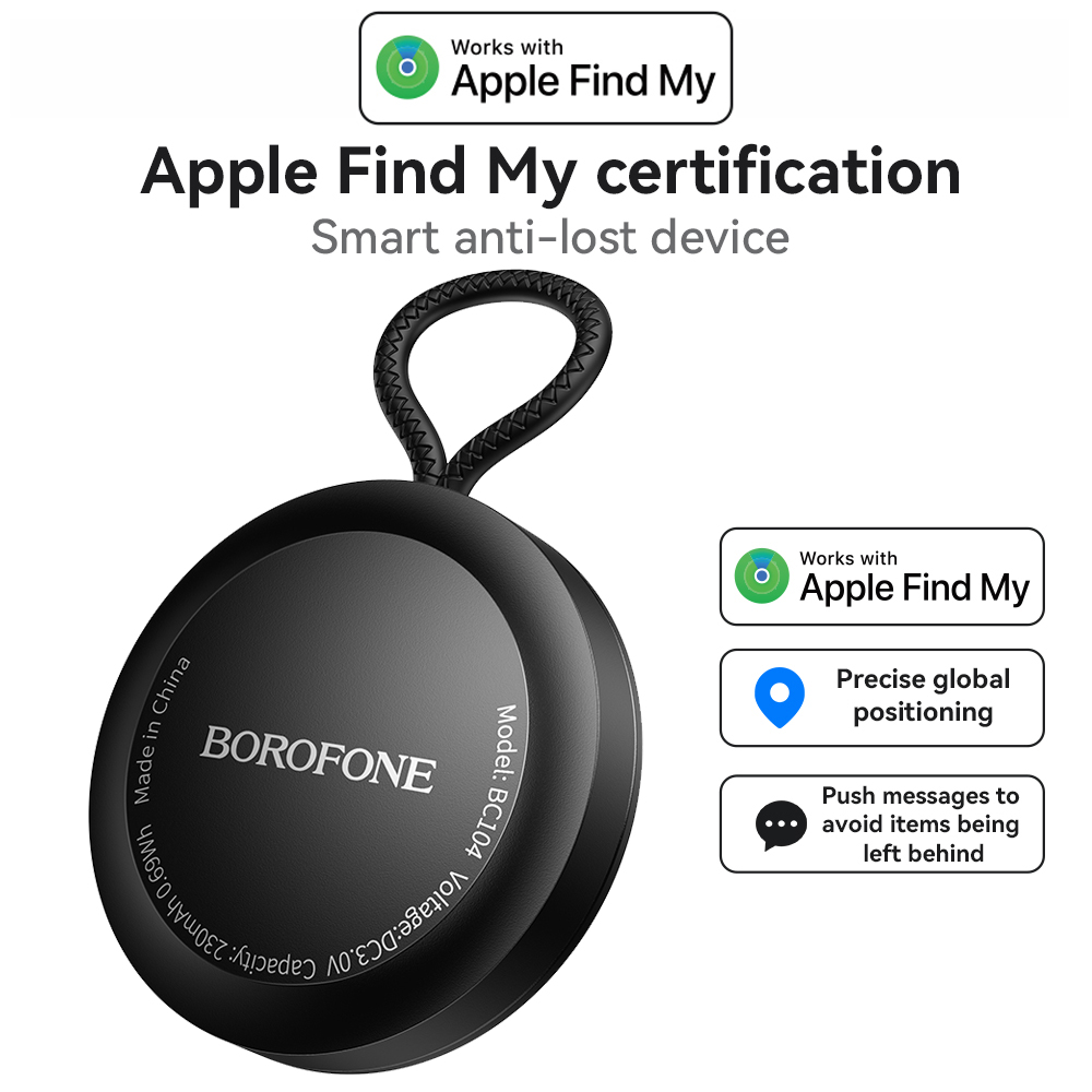 Smart Home Iot - BOROFONE BC104 AirTag Bluetooth İzleyici Anahtarlar,