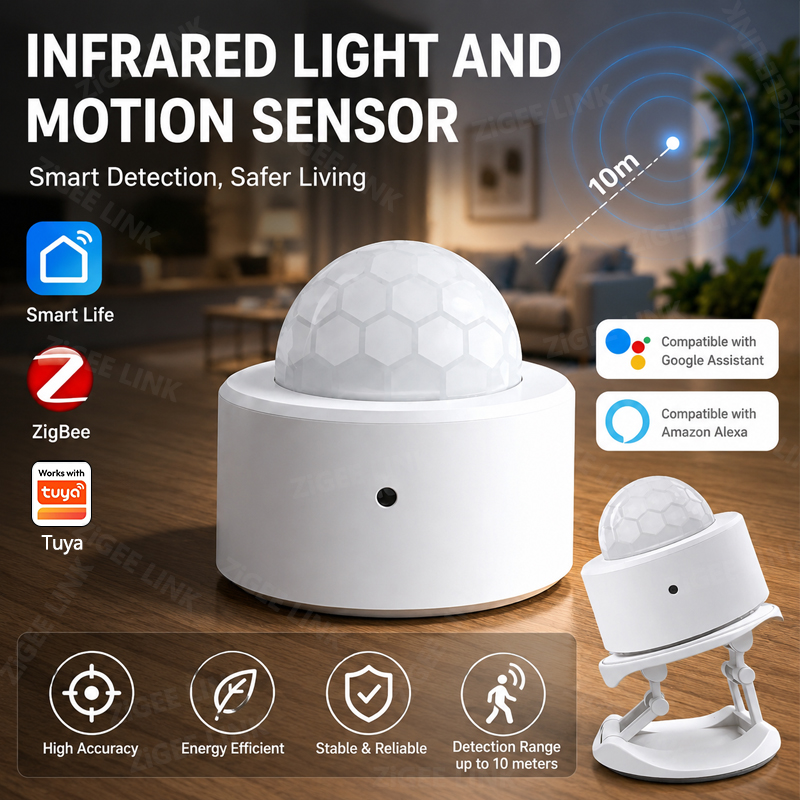 Zigbee Motion Sensor - ZigBee 3.0 PIR Hareket Sensörü Kablosuz