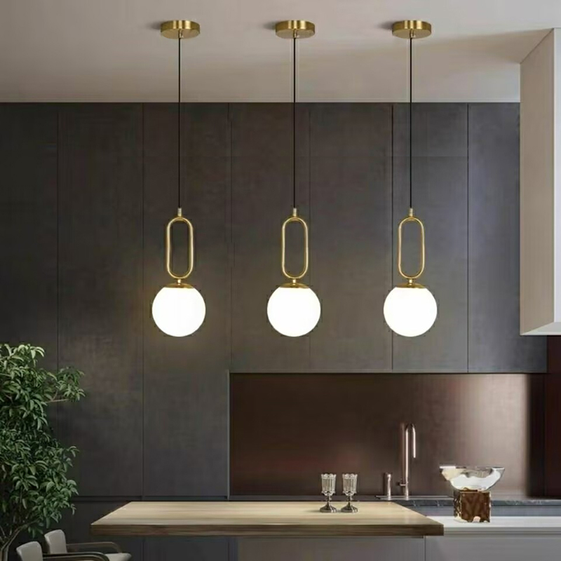 Smart Home Interior - Ev dekorasyonu Sarkıt lamba modern yatak