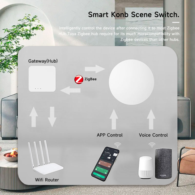 Tuya ZigBee Akıllı Kablosuz Dü - Smart Home Google incelemesi ve fiyatı