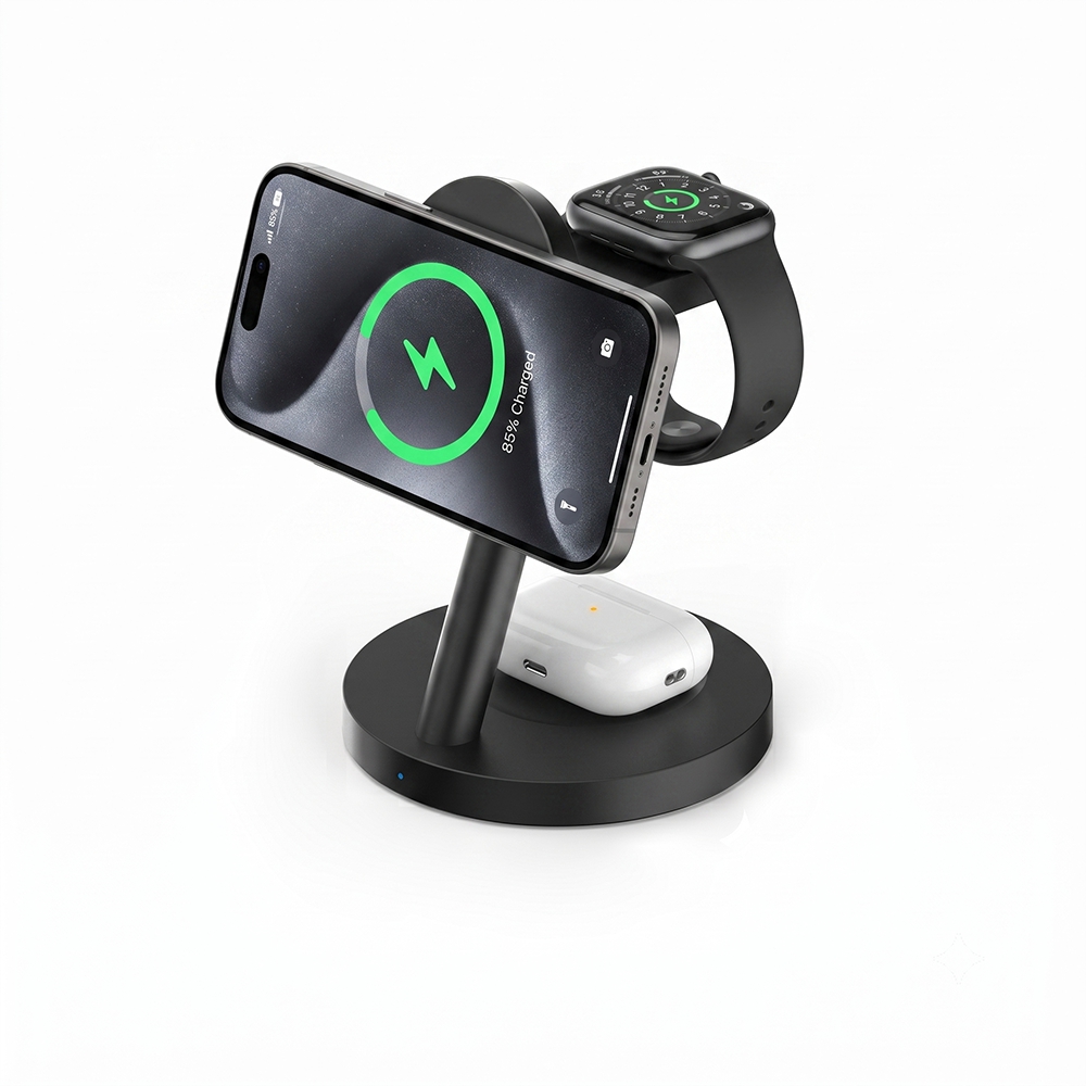 3'ü 1 arada Qi2.2 25W Hızlı Ka - Smart Home Iot incelemesi ve fiyatı
