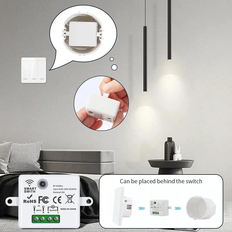 RF 433MHz Kablosuz Uzaktan Kum - Smart Home Miniature incelemesi ve fiyatı