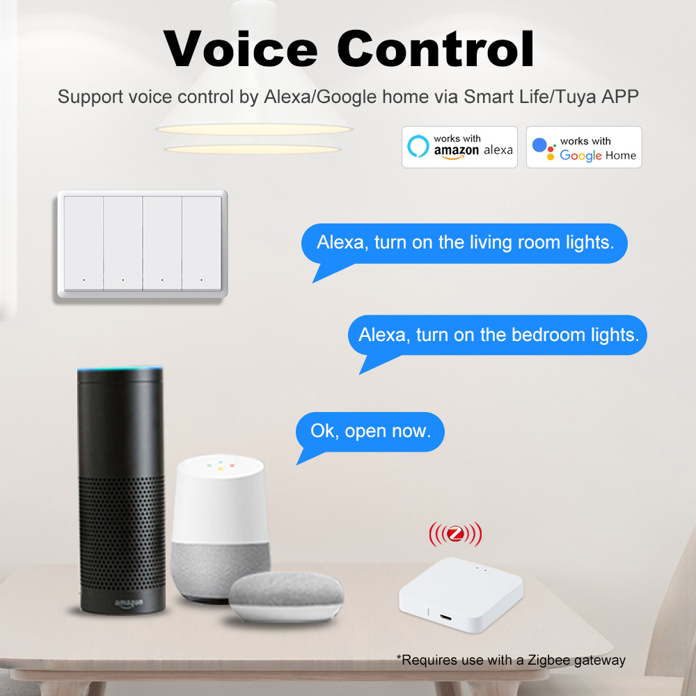 Manhot Akıllı zigbee Anahtarı  - Smart Home Google incelemesi ve fiyatı