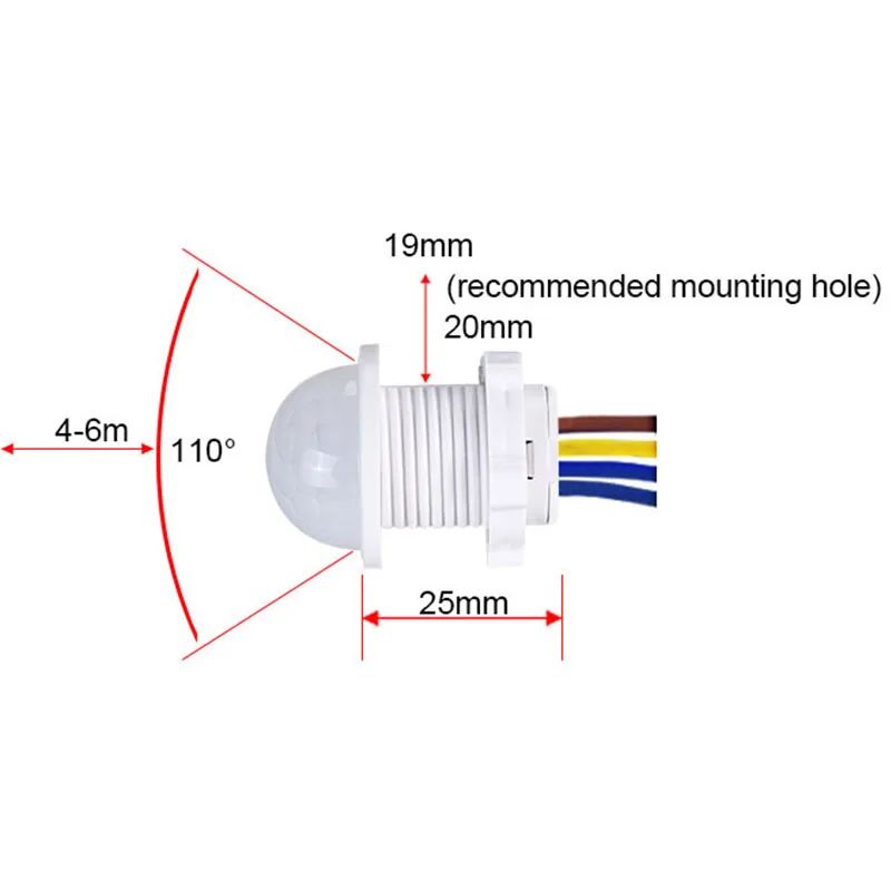 AC 110V 220V Mini hareket sens - Smart Home Miniature incelemesi ve fiyatı
