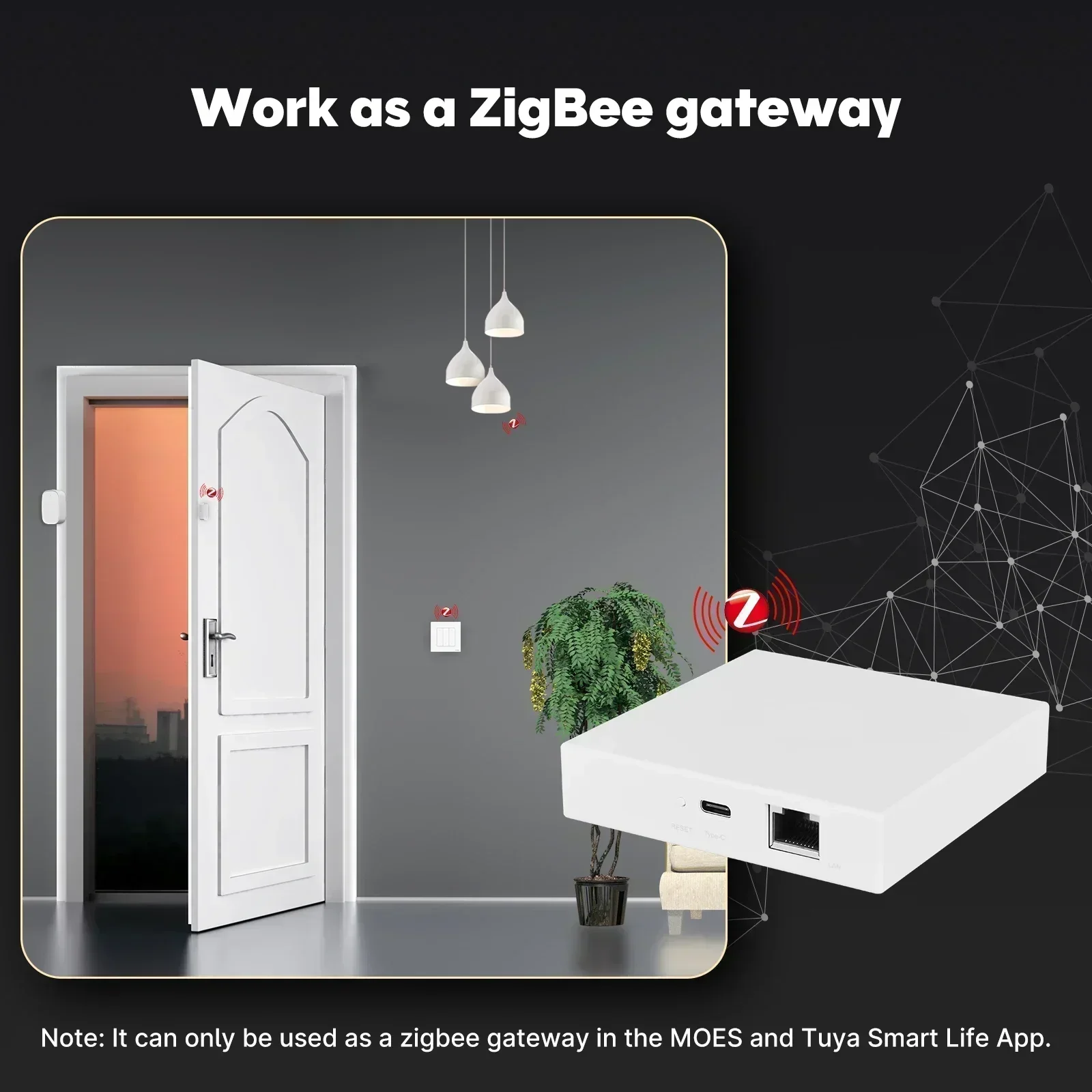 MOES Tuya Zigbee Madde Konu Ağ - Smart Home Living incelemesi ve fiyatı