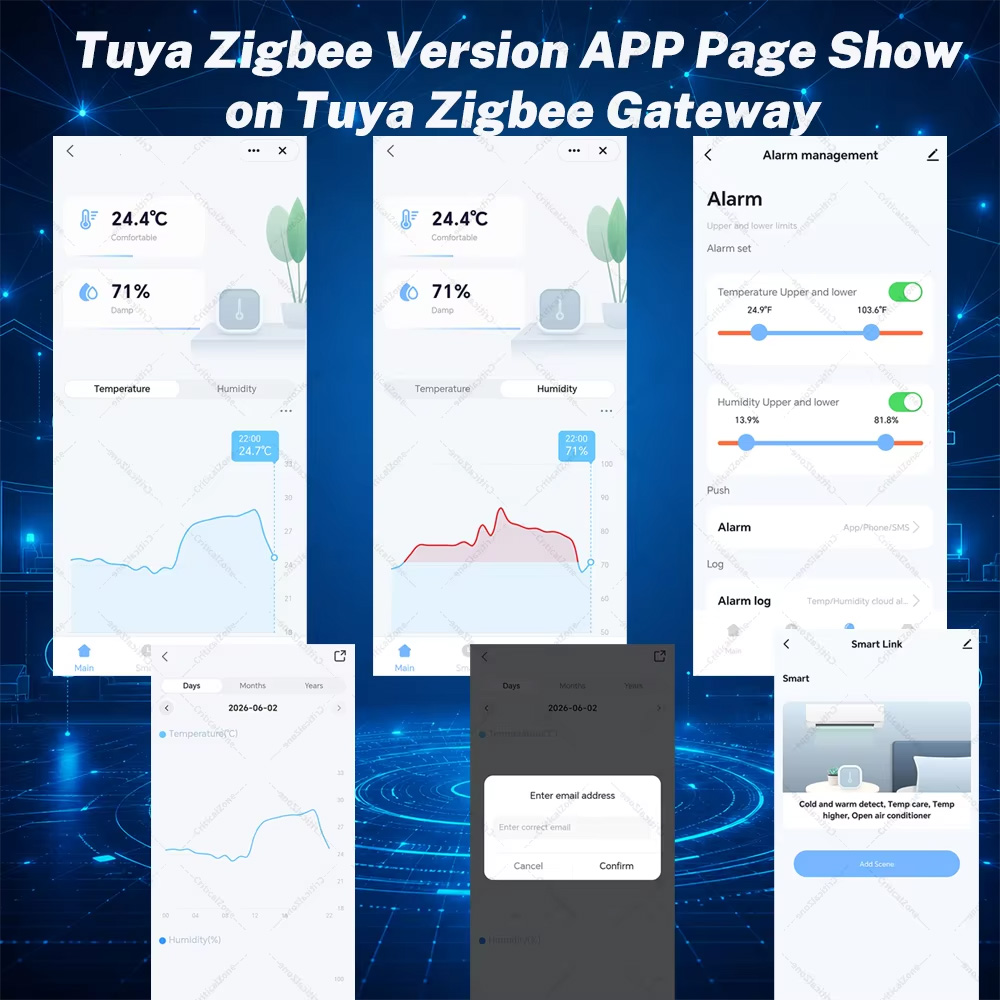 Zigbee Sıcaklık Nem Sensörü Ak - Smart Home Yandex incelemesi ve fiyatı