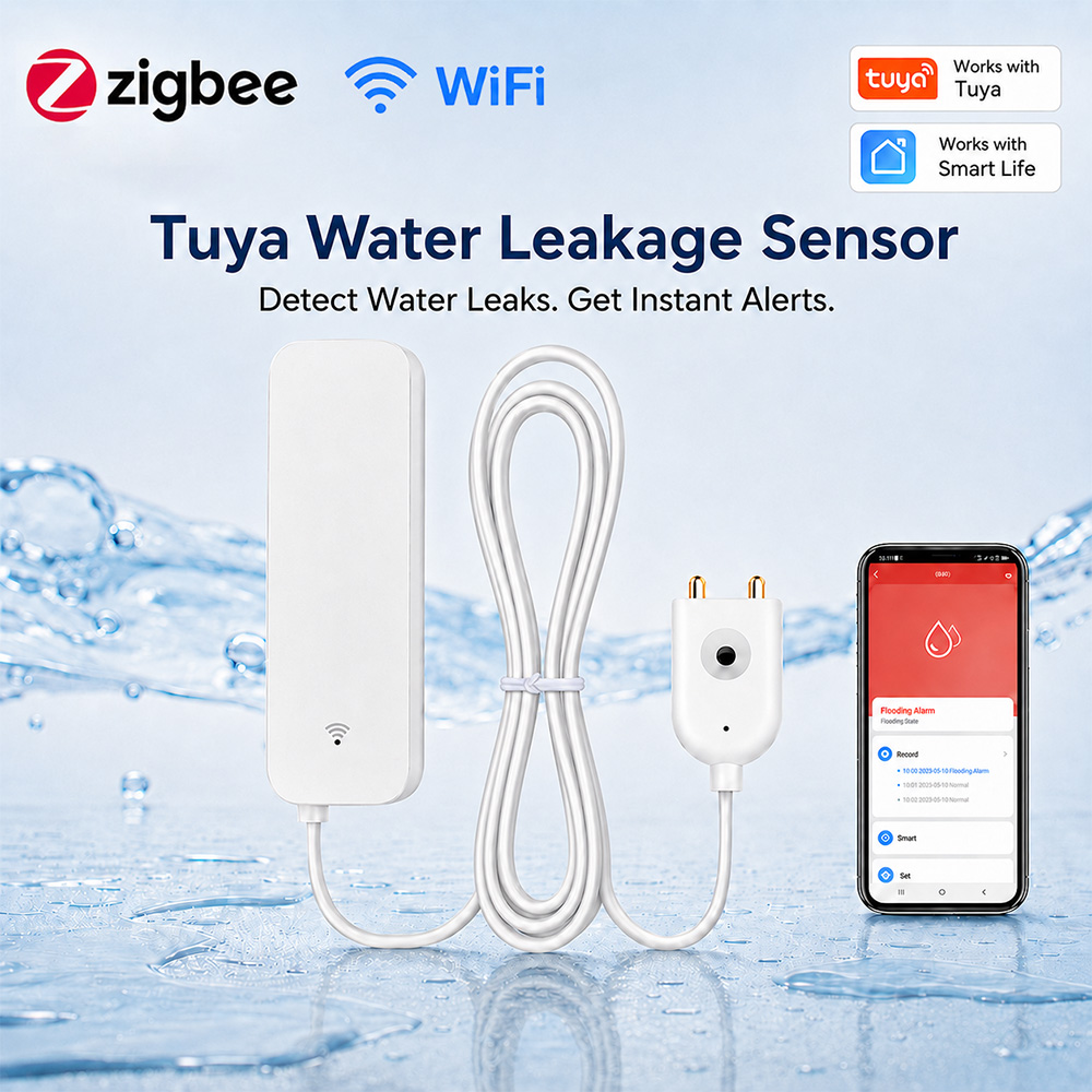 ZigBee WiFi Su Kaçak Sensörü S - Wifi Water Sensor incelemesi ve fiyatı