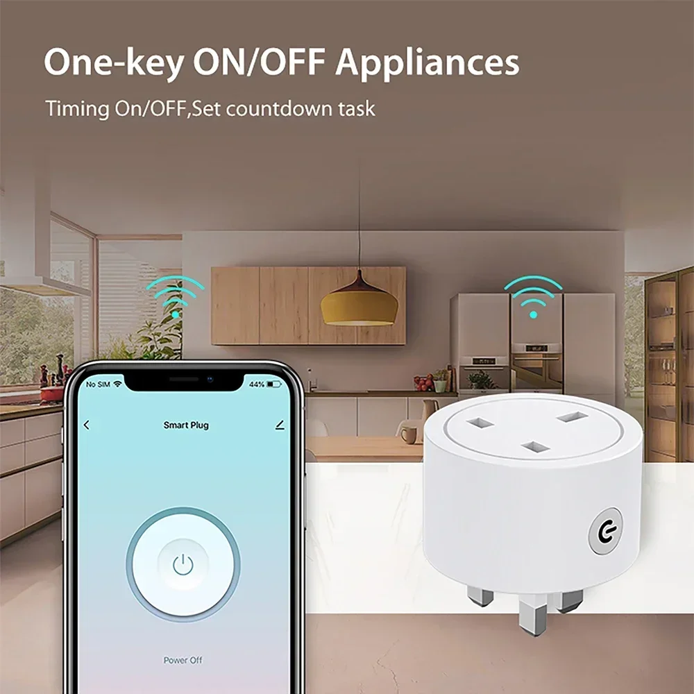 Zigbee Akıllı Priz 16A İngiliz - Smart Home Google incelemesi ve fiyatı
