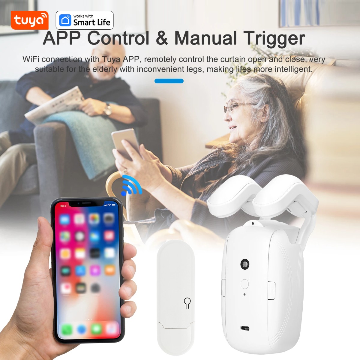 1/2 ADET Tuya Akıllı WiFi Perd - Smart Home Vimar incelemesi ve fiyatı