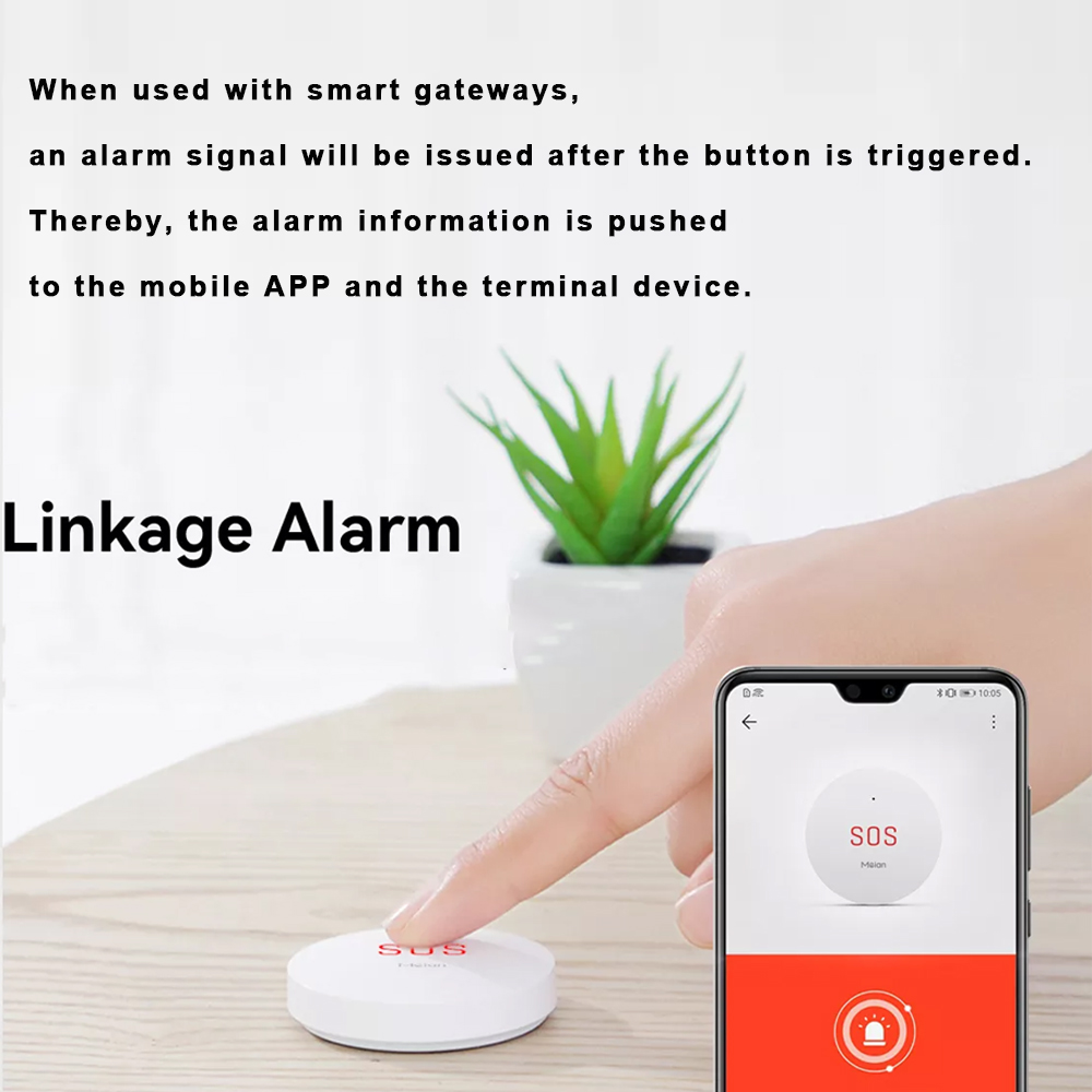 Zigbee Tuya SOS acil düğmesi e - Smart Home Vimar incelemesi ve fiyatı