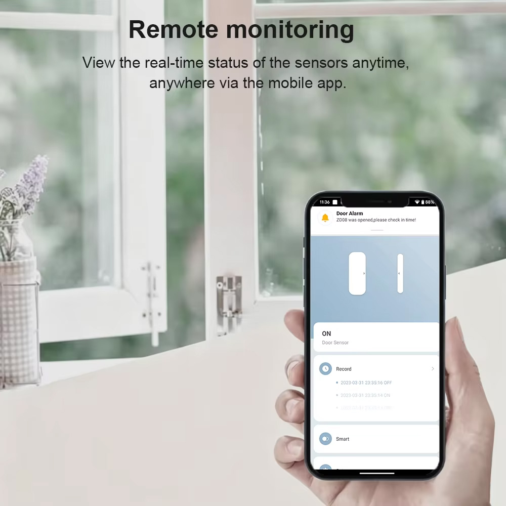 Zigbee 3.0 Kapı Pencere Sensör - Smart Home Yandex incelemesi ve fiyatı