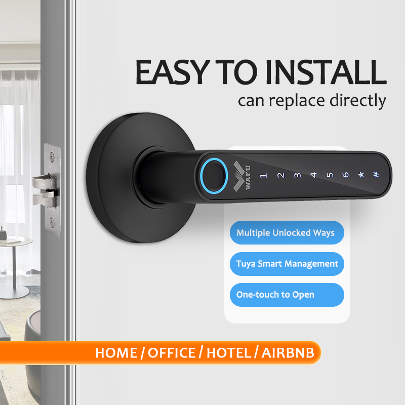 WAFU 016 Parmak İzi Akıllı Kap - Airbnb Smart Home incelemesi ve fiyatı