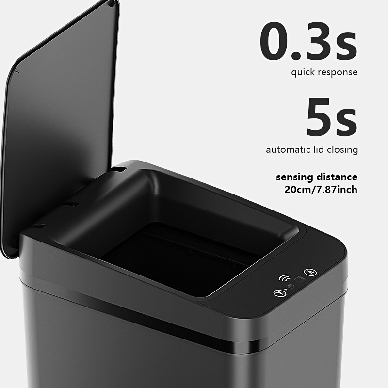 Siyah Temassız Akıllı Çöp Kova - Smart Home Junkie incelemesi ve fiyatı