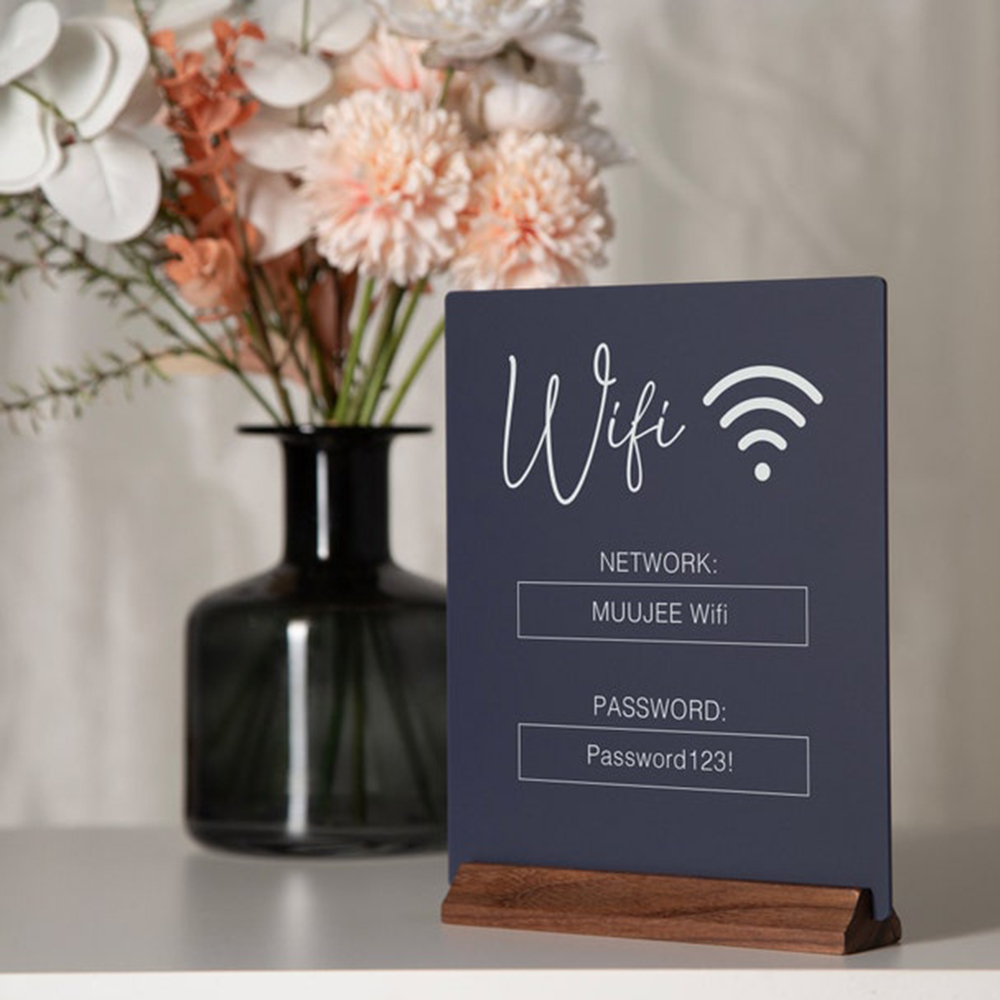 Ahşap Tabanlı Özel WiFi QR Kod - Airbnb Smart Home incelemesi ve fiyatı