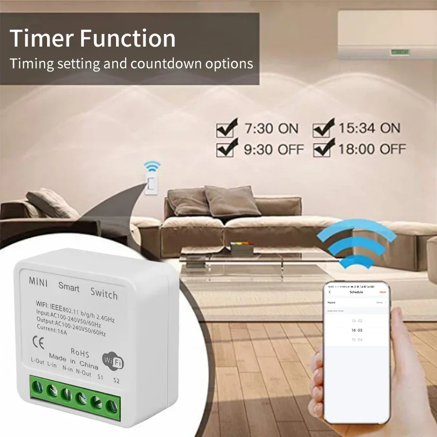 16A 20A Tuya Akıllı WiFi Anaht - Smart Home Google incelemesi ve fiyatı