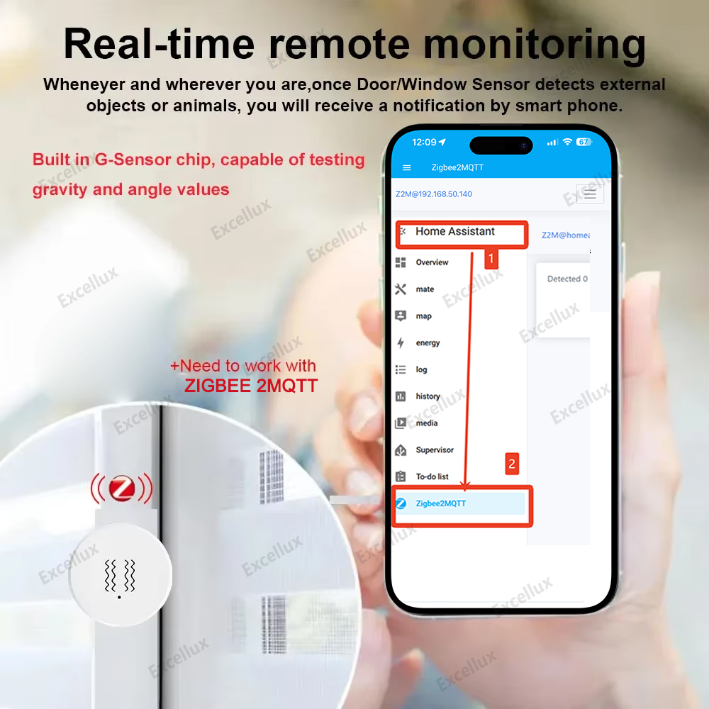 Zigbee 3.0 Akıllı Titreşim Sen - Smart Home Gadgets incelemesi ve fiyatı
