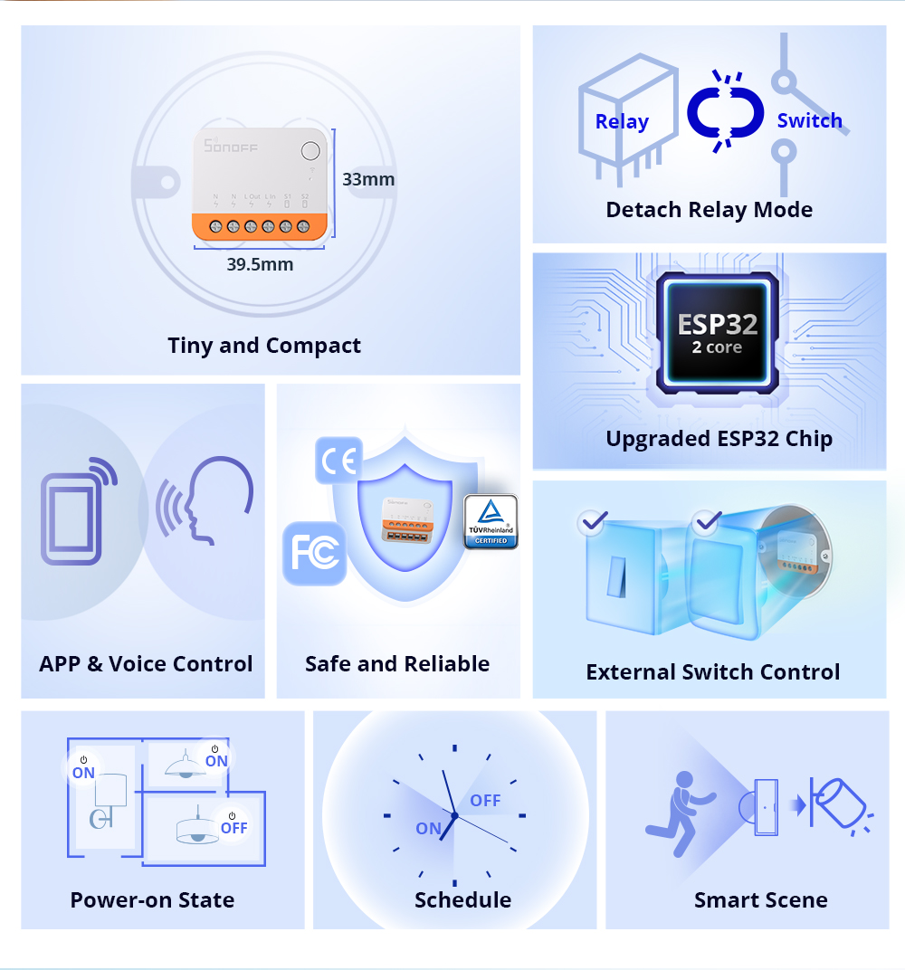 Sonoff Mini R4 Extreme Wifi Ak - Smart Home Miniature incelemesi ve fiyatı