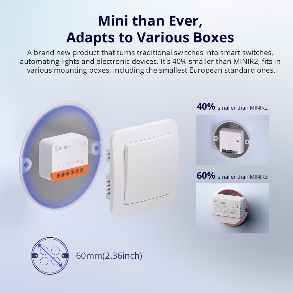 Sonoff Mini R4 Extreme Wifi Ak - Smart Home Miniature incelemesi ve fiyatı
